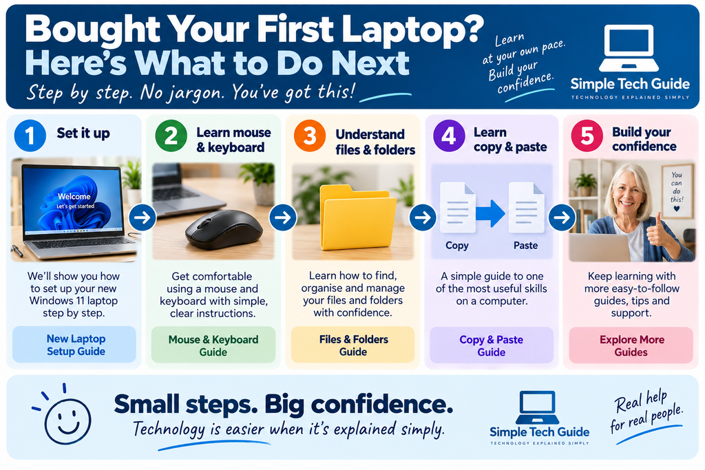 What to learn after buying your first laptop