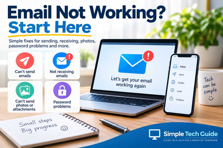 Email not working troubleshooting guide for beginners