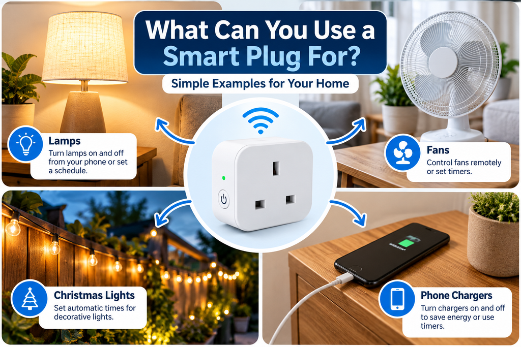 Examples of appliances that can be used with a smart plug