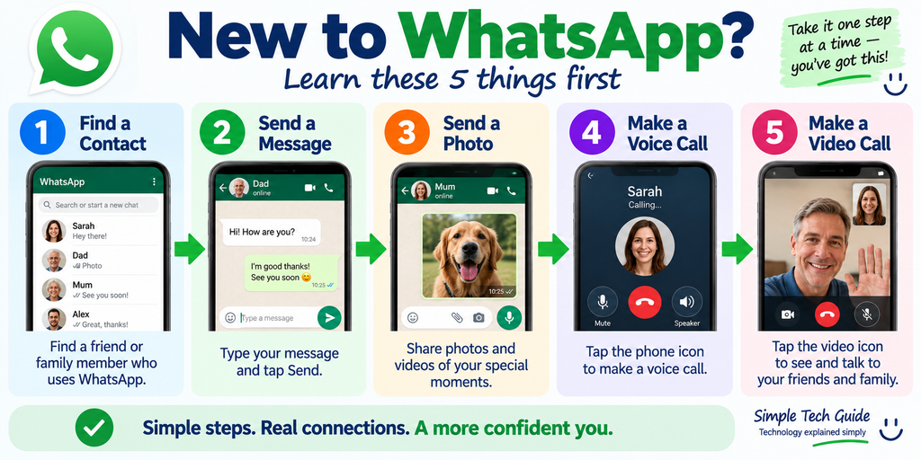 Five things beginners should learn first on WhatsApp